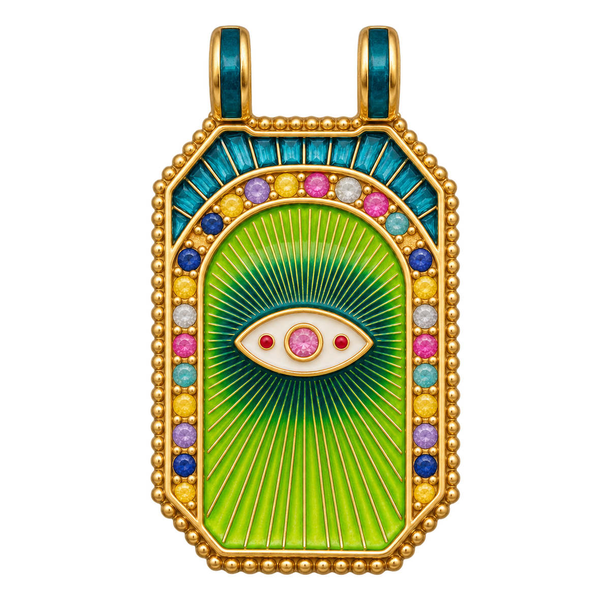 Tarot Charm Green