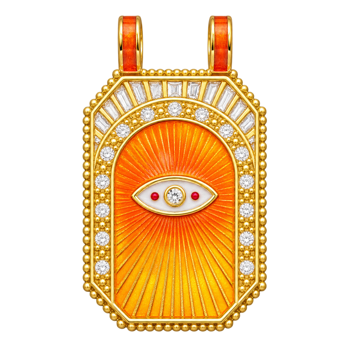 Tarot Charm Orange